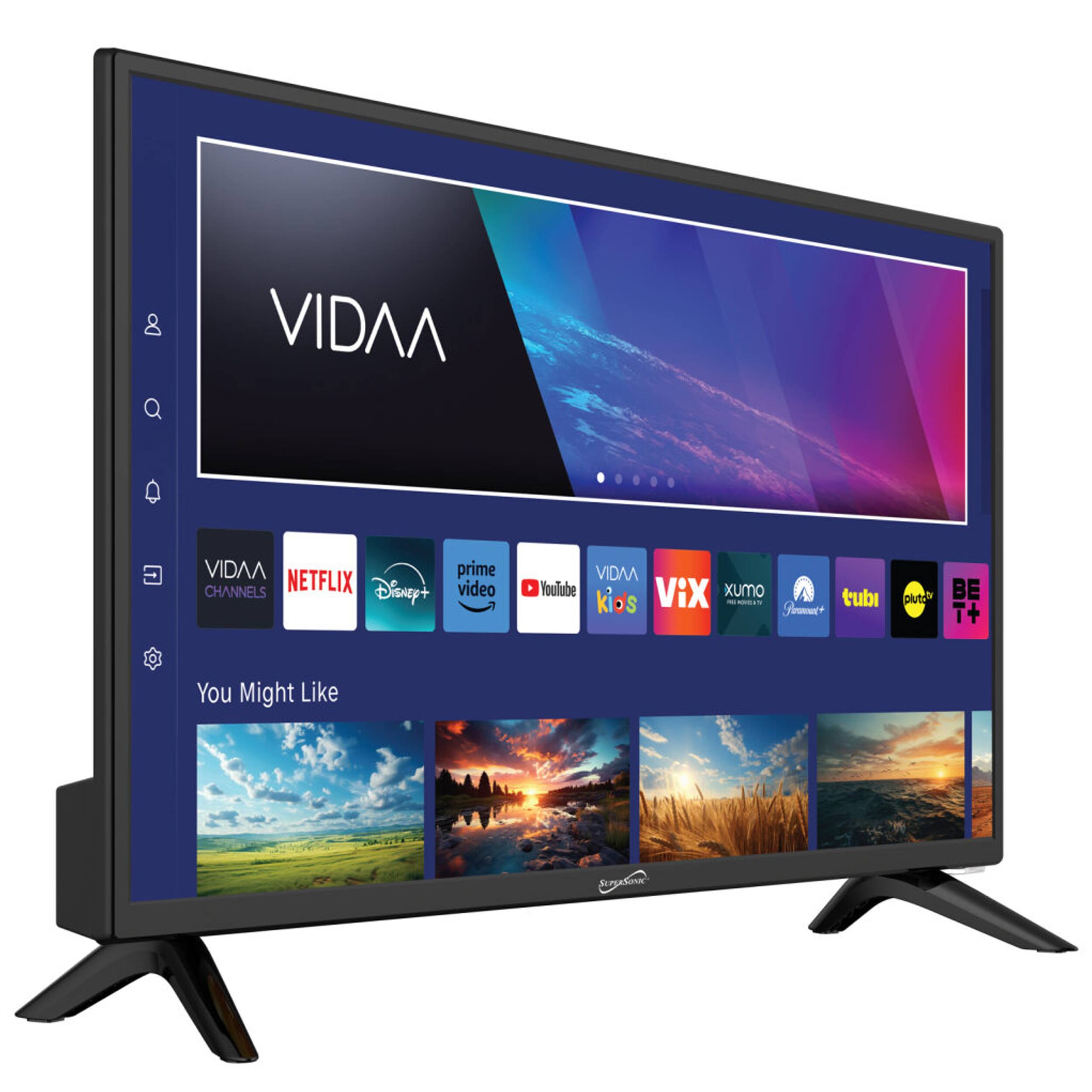 VIDAA VIDAA prime CHANNELS NETFLIX Disney+ video VIDAA YouTube ViX xumo kids - tubi Pluto TV BE T+ You Might Like