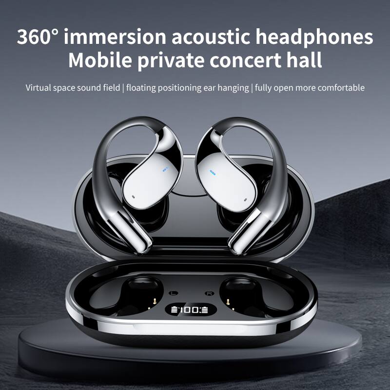 360° immersion acoustic headphones  
Mobile private concert hall  

Virtual space sound field | floating positioning ear hanging | fully open more comfortable