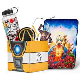 Just Funky - Borderlands LookSee Mystery Gift Box #2 | Psycho Blanket | Lanyard | Water Bottle | More - Multi-Color
