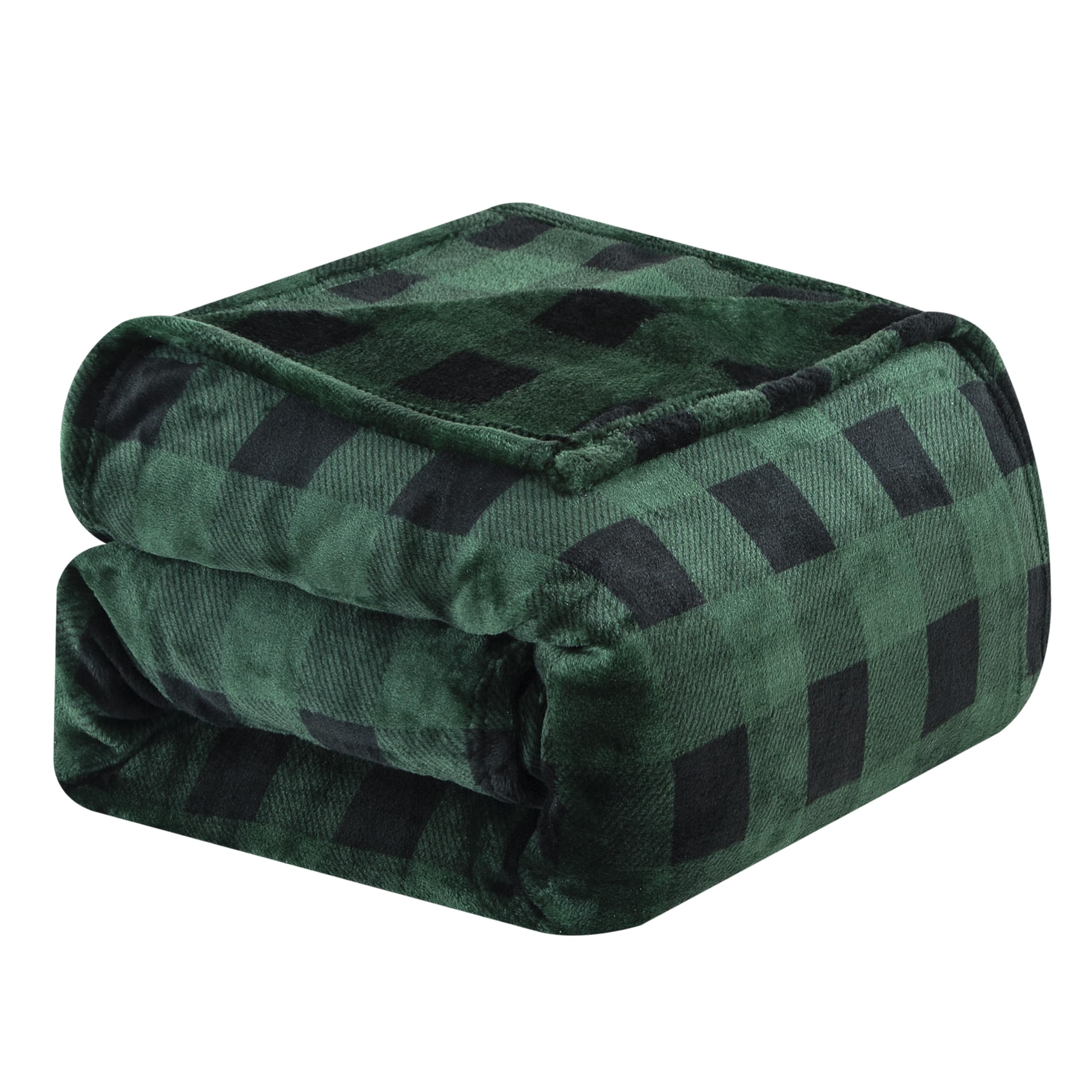 Alt View 1. Refined Abode Design - Touch Ultra Plush Christmas Holiday Plaid Fleece Throw blanket inch 100 Polyester HIGH QUALITY AND DURABLE - Plaid 50" x 60".