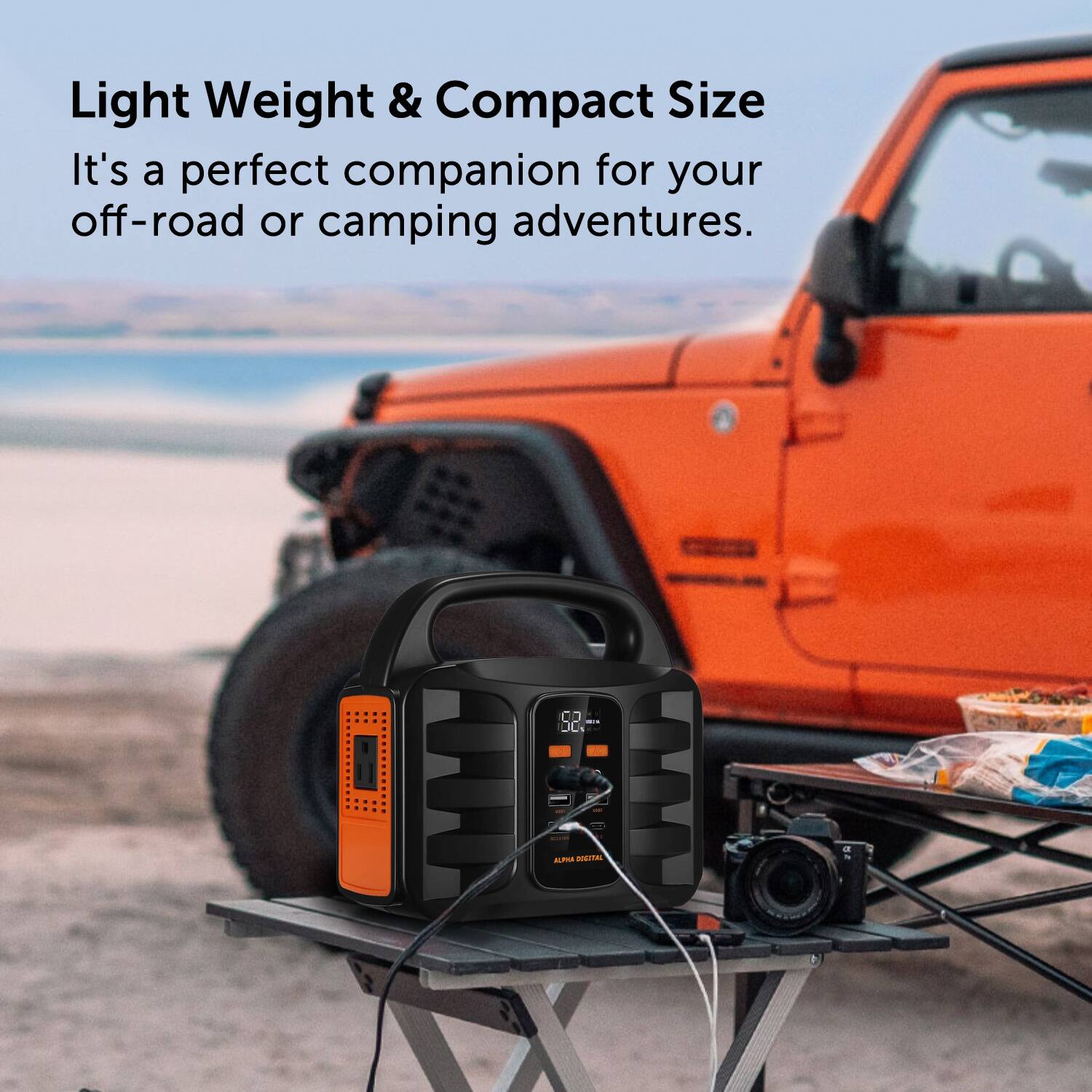 Light Weight & Compact Size
It's a perfect companion for your off-road or camping adventures.
52. ALmA STA