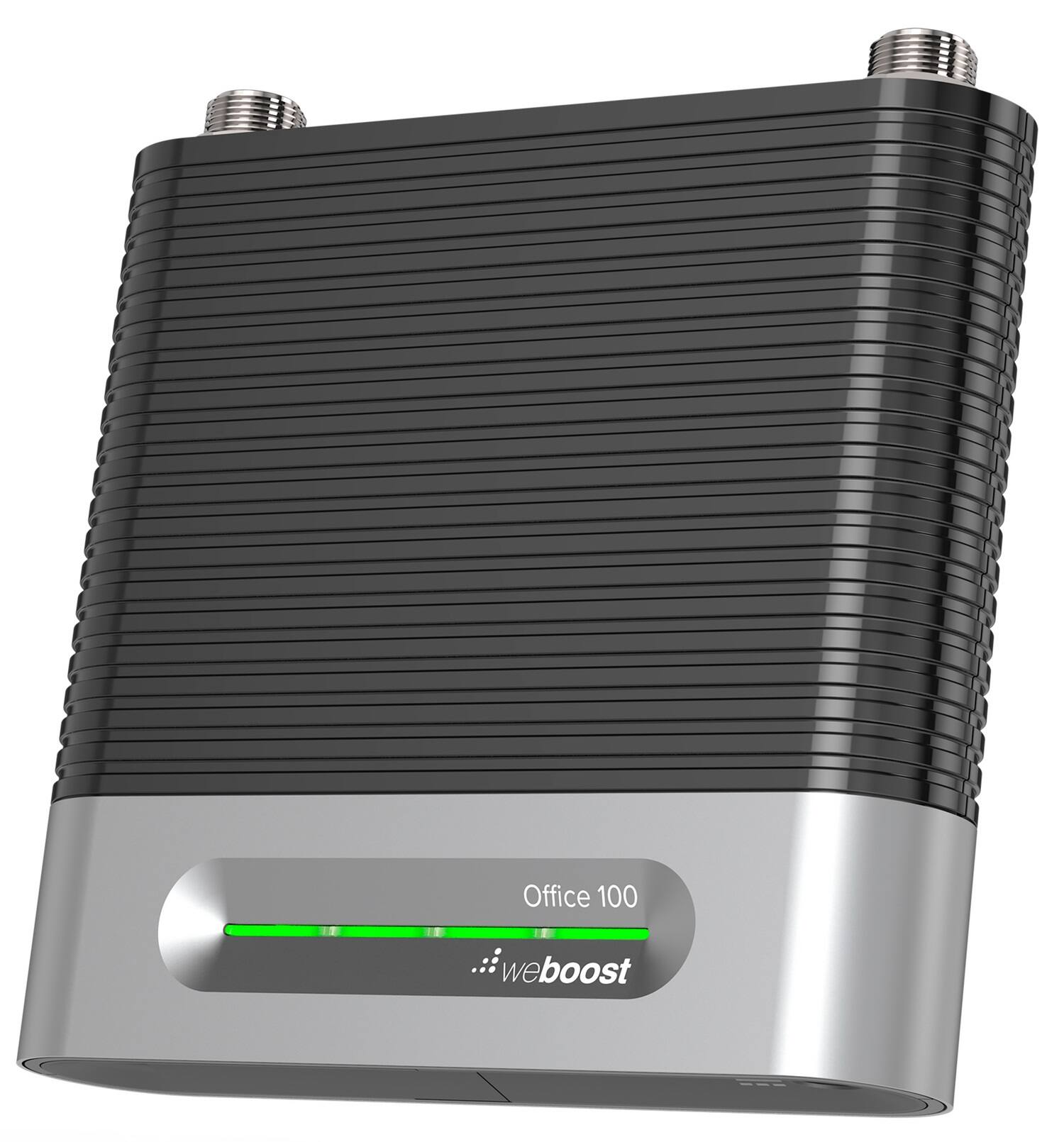 Left. weBoost - Office 100 Cellular Signal Booster Kit for Small Businesses or Warehouse Spaces between 8,000 - 25,000 sq. ft. - Black.