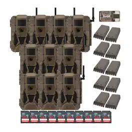 Muddy - Matrix 2.0 Power Pack 36MP Trail Camera 32 GB SD, Card Reader (10 Pack)