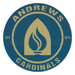 Jardine - Andrews University Cardinals 20'' x 20'' Indoor/Outdoor Team Color Circle Sign - Blue
