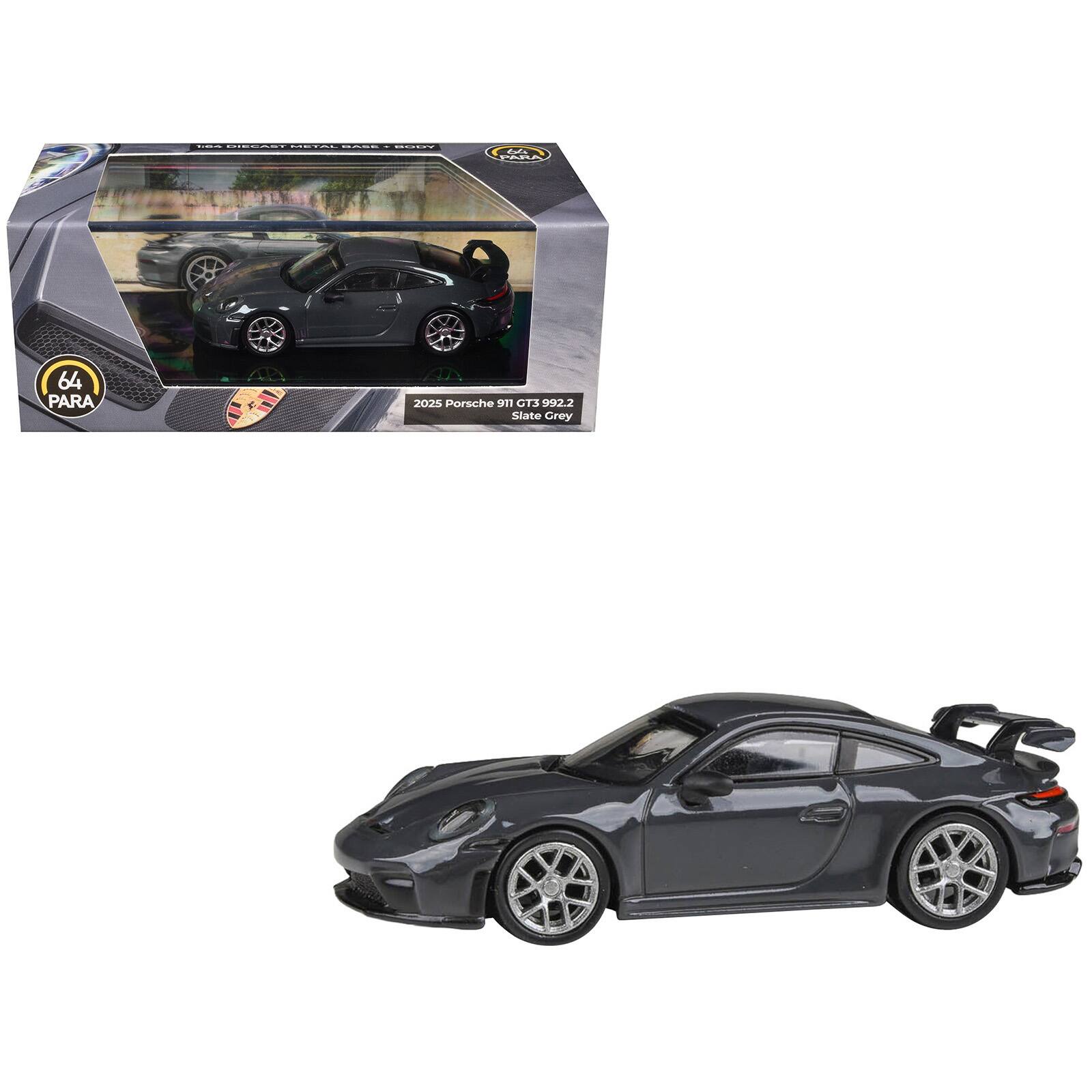 THIN DIECAST METAL BACK - BODY

64 PARA

2025 Porsche 911 GT3 992.2 Slate Grey