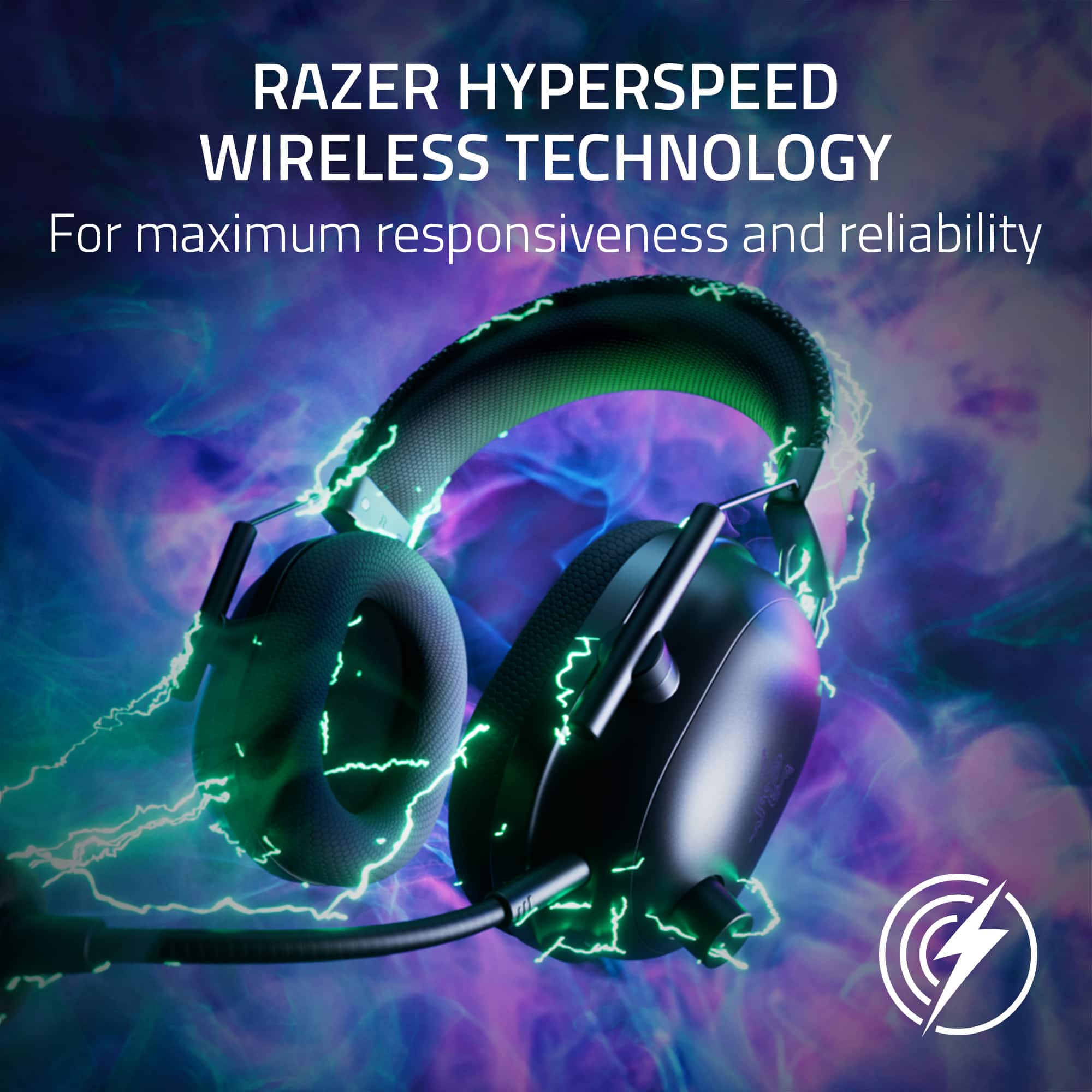 RAZER HYPERSPEED WIRELESS TECHNOLOGY: For maximum responsiveness and reliability