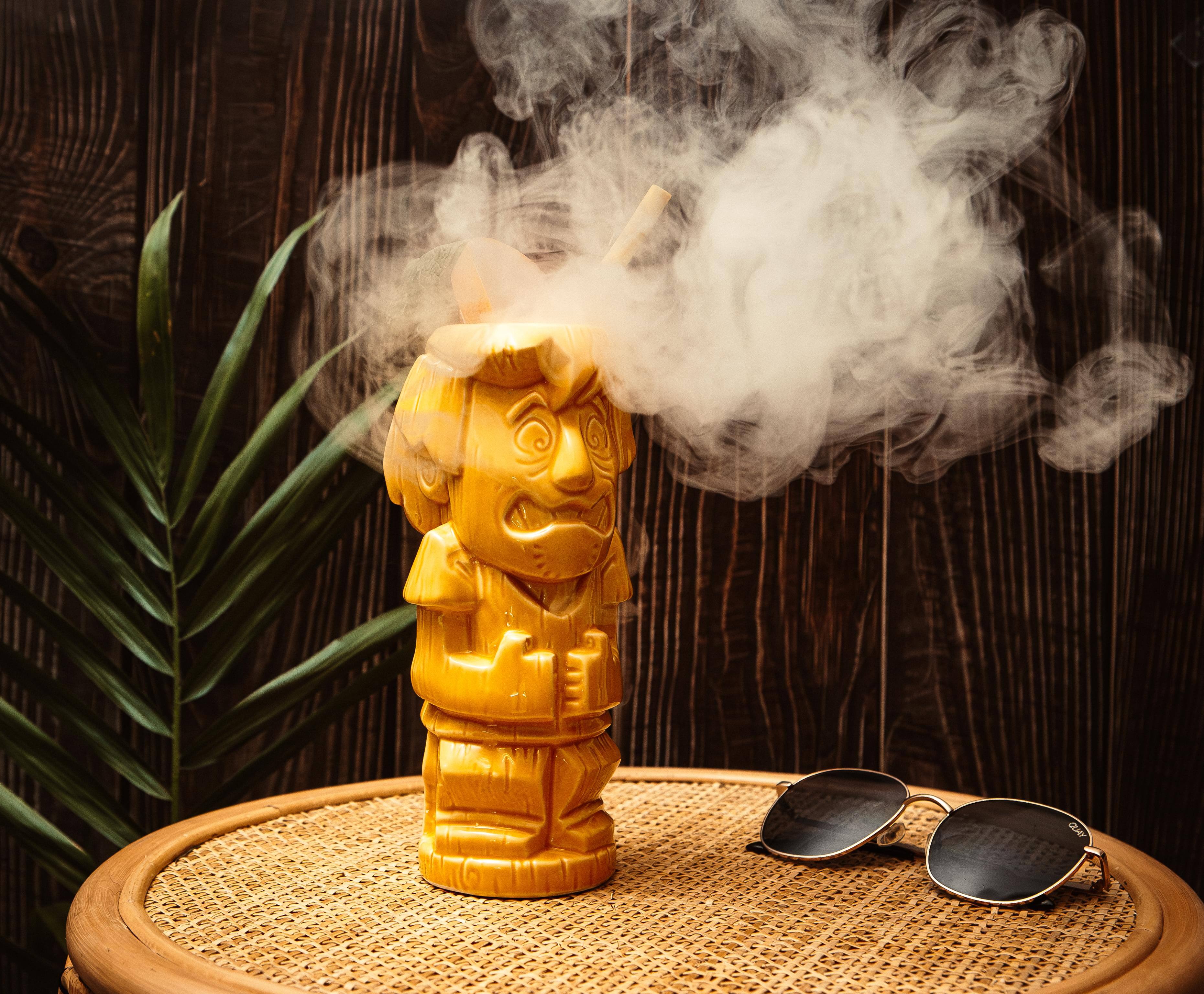 Alt View 1. ThinkGeek - Geeki Tikis Scooby-Doo Shaggy Ceramic Mug | Holds 20 Ounces - Yellow.