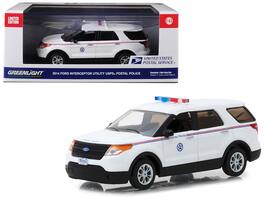Greenlight - 2014 Ford Interceptor Utility Postal Police "United States Postal Service" (USPS) 1/43 - White