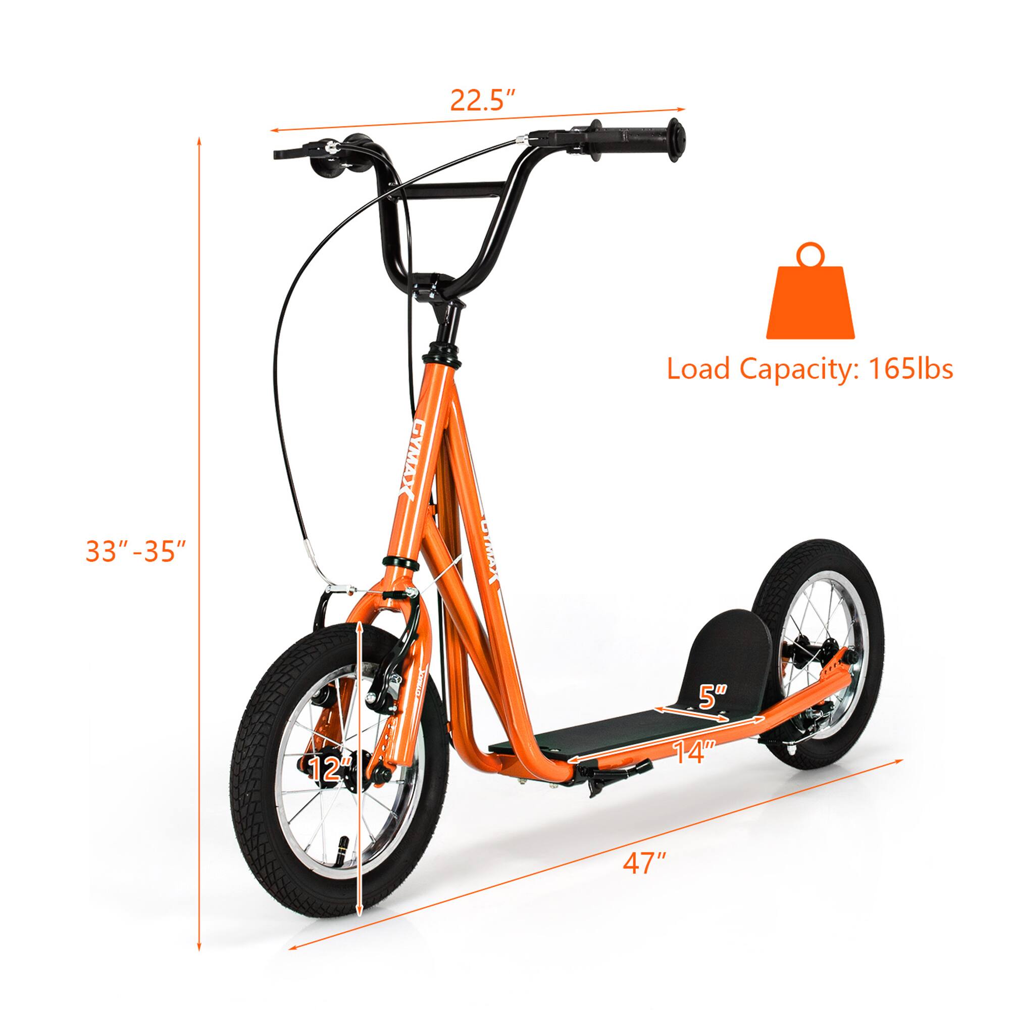 22.5"  
33"-35"  
Load Capacity: 165lbs  
5"  
12"  
14"  
47"