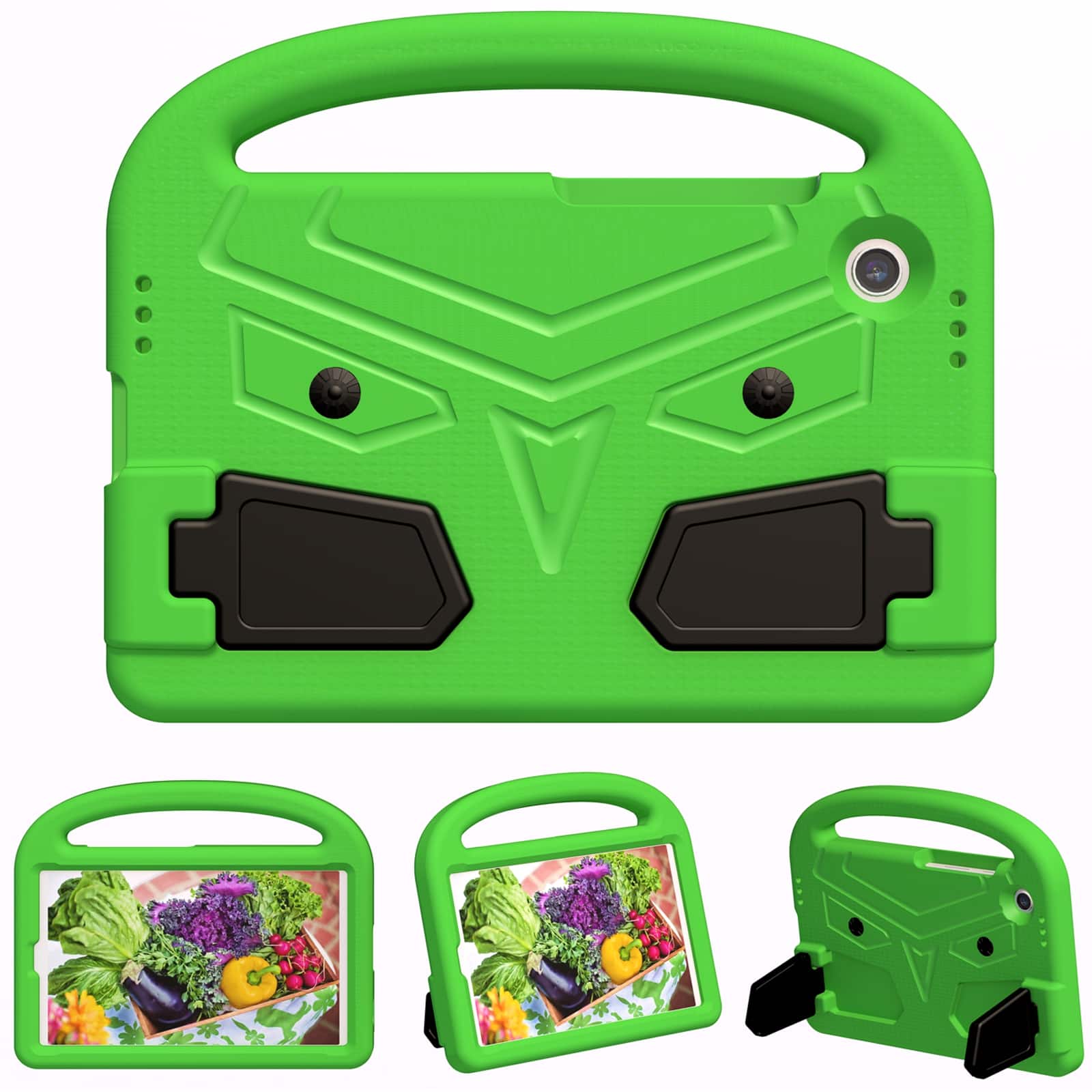 UUCOVER - Kids Case for Samsung Galaxy Tab A11 8.7-inch 2025 (SM-X130/X133/X135),Shockproof EVA Case Handle Kickstand Cover - Green price history on PriceWatchPro