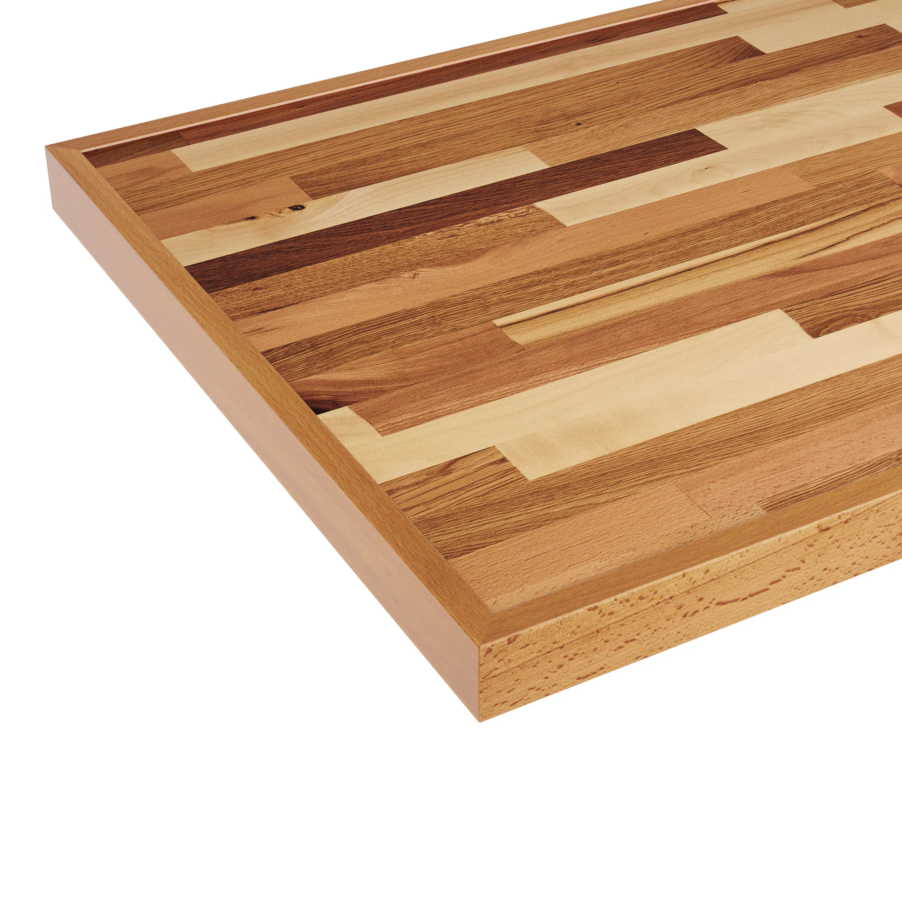 Alt View 10. Emma + Oliver - Butcher Block Style Table Top for Commercial Use - Natural.