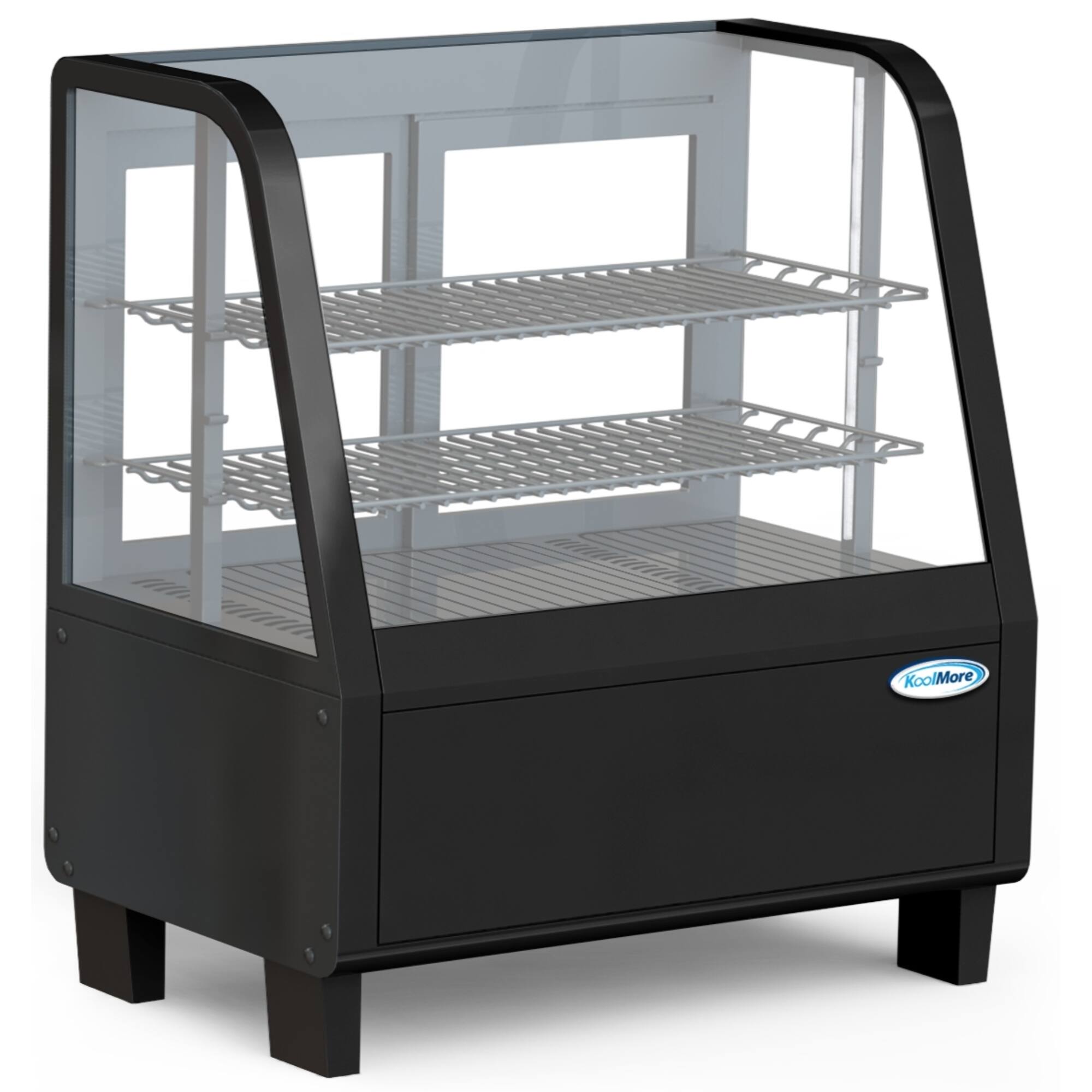 Angle. Koolmore - 27 in. Countertop Display Refrigerator - 3.6 Cu Ft. CDC-3C-BK - Black.