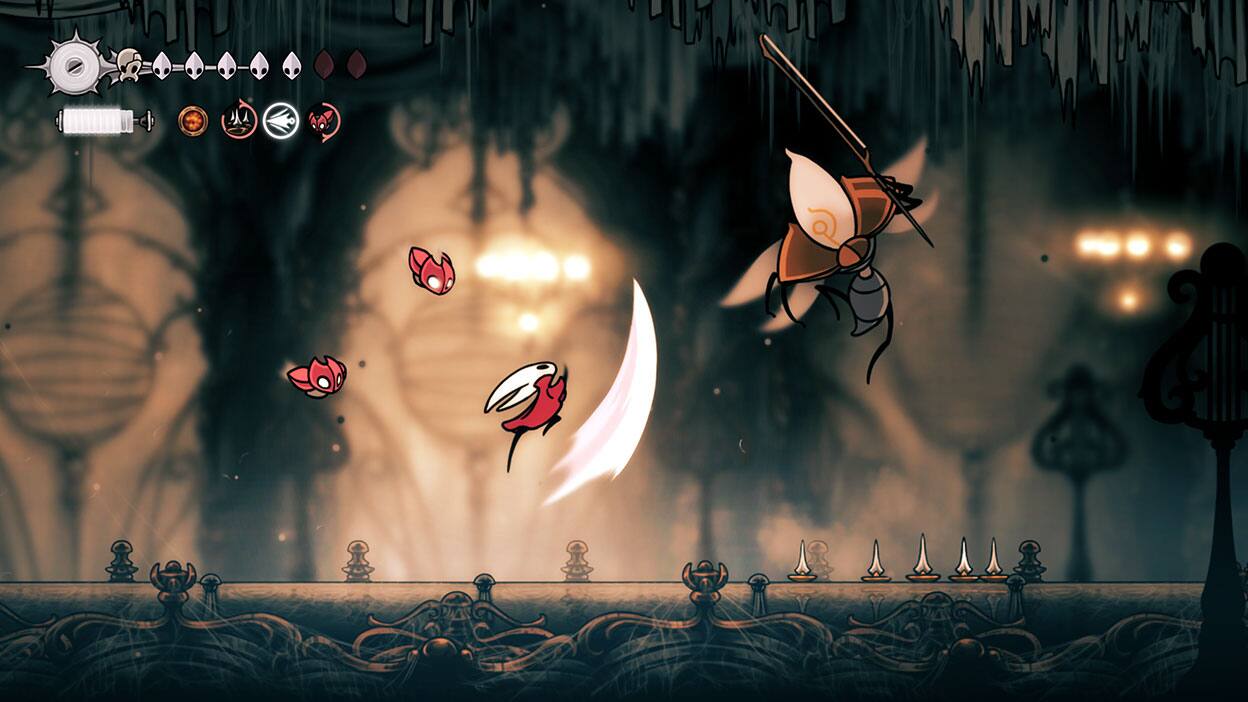 Left. Microsoft - Hollow Knight: Silksong.