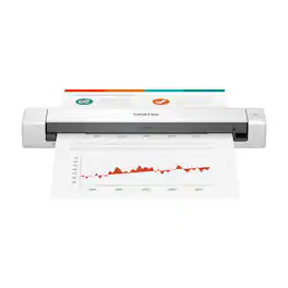 Brother - DS-640 Compact Mobile Document Scanner - White