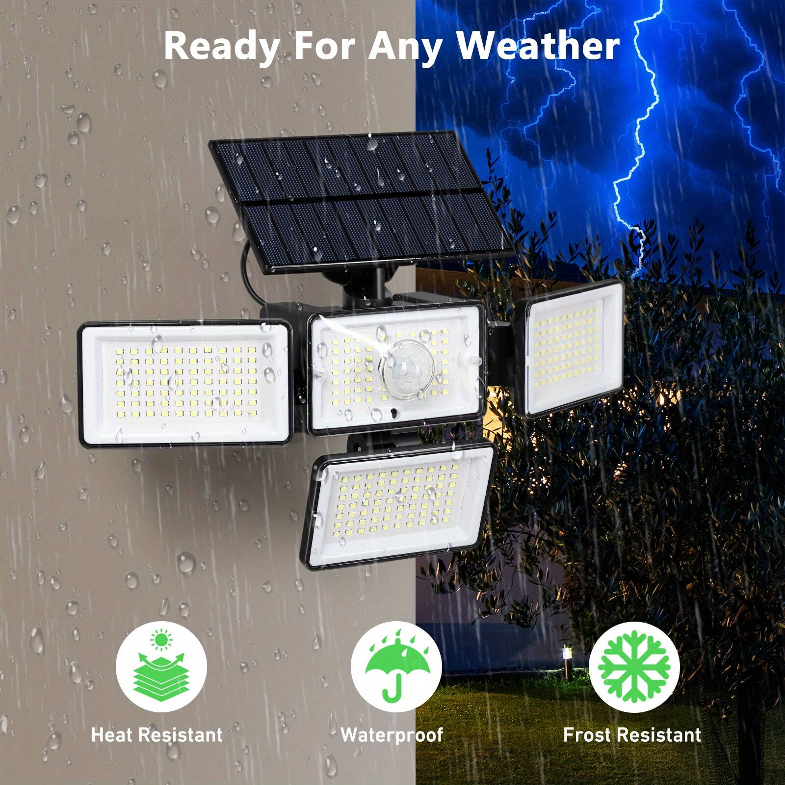 Ready For Any Weather  
Heat Resistant  
Waterproof  
Frost Resistant