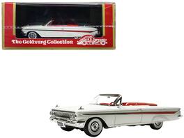 Goldvarg Collection - 1961 Chevrolet Impala Convertible Interior Limited Edition to 240 pieces Worldwide 1/43 Model Car - White with Red