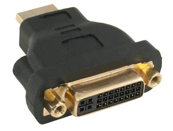Cable Leader - HDMI Male to DVI-D Female Adapter - Black
