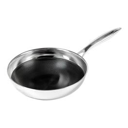 Frieling - Black Cube 9-1/2 Inch 2.5 Quart Stainless/Nonstick Hybrid Chef's Pan - Silver