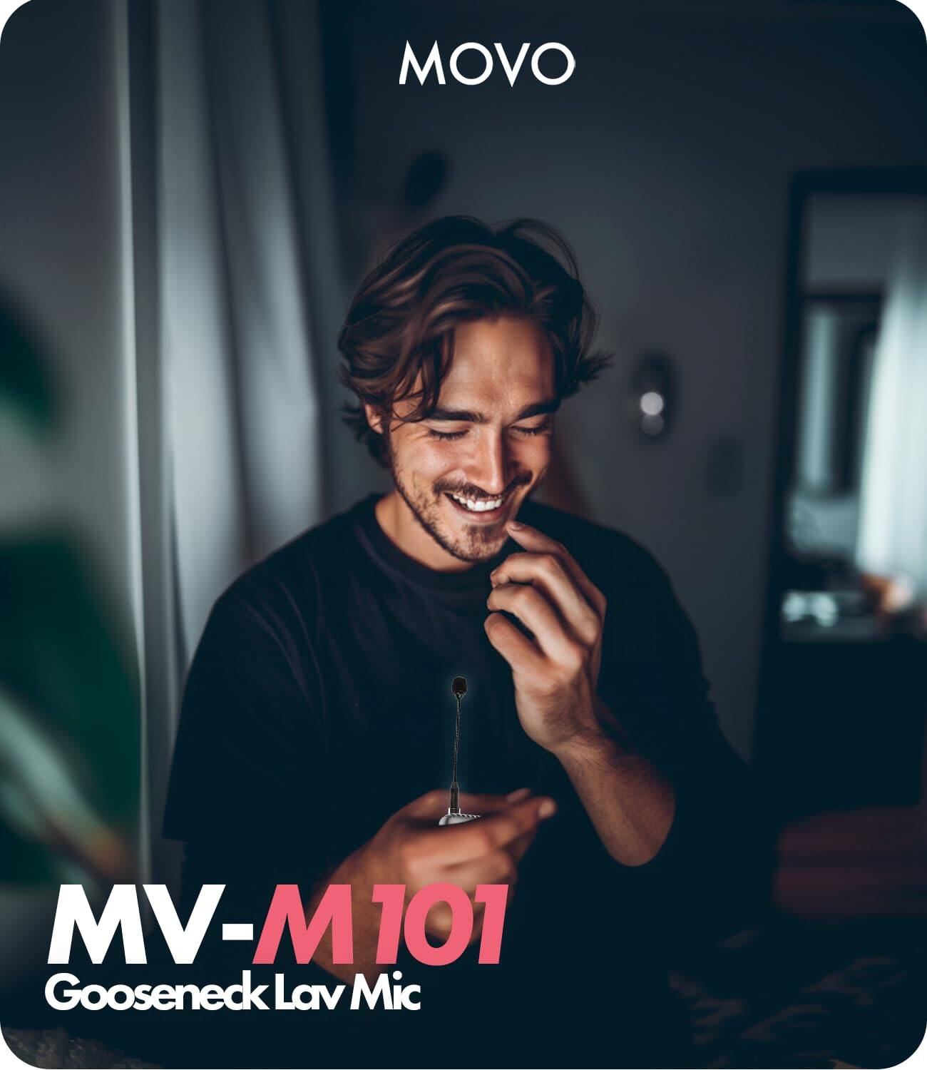 MOVO  
MV-M101  
Gooseneck Lav Mic