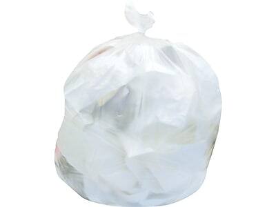 Front. Heritage Bag - 30-33 Gallon Industrial Trash Bag, 33" x 40", High Density, 9 Mic, 500 Bags/Box, 20 Rolls - Natural.