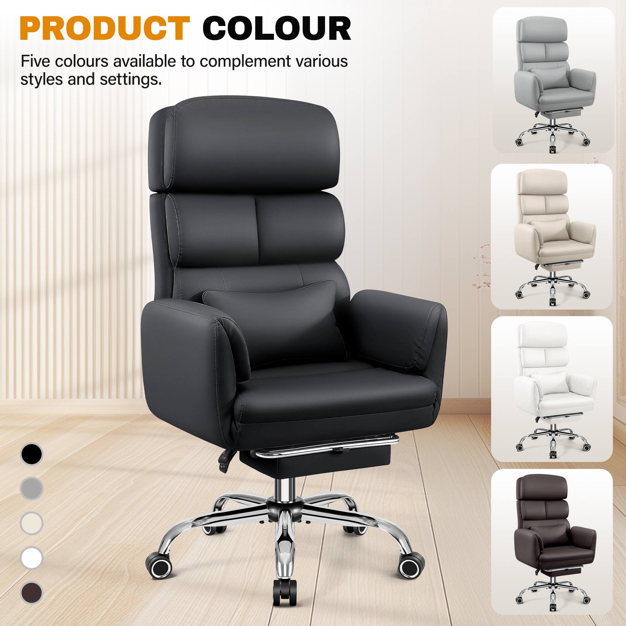 PRODUCT COLOUR

Five colours available to complement various styles and settings.
