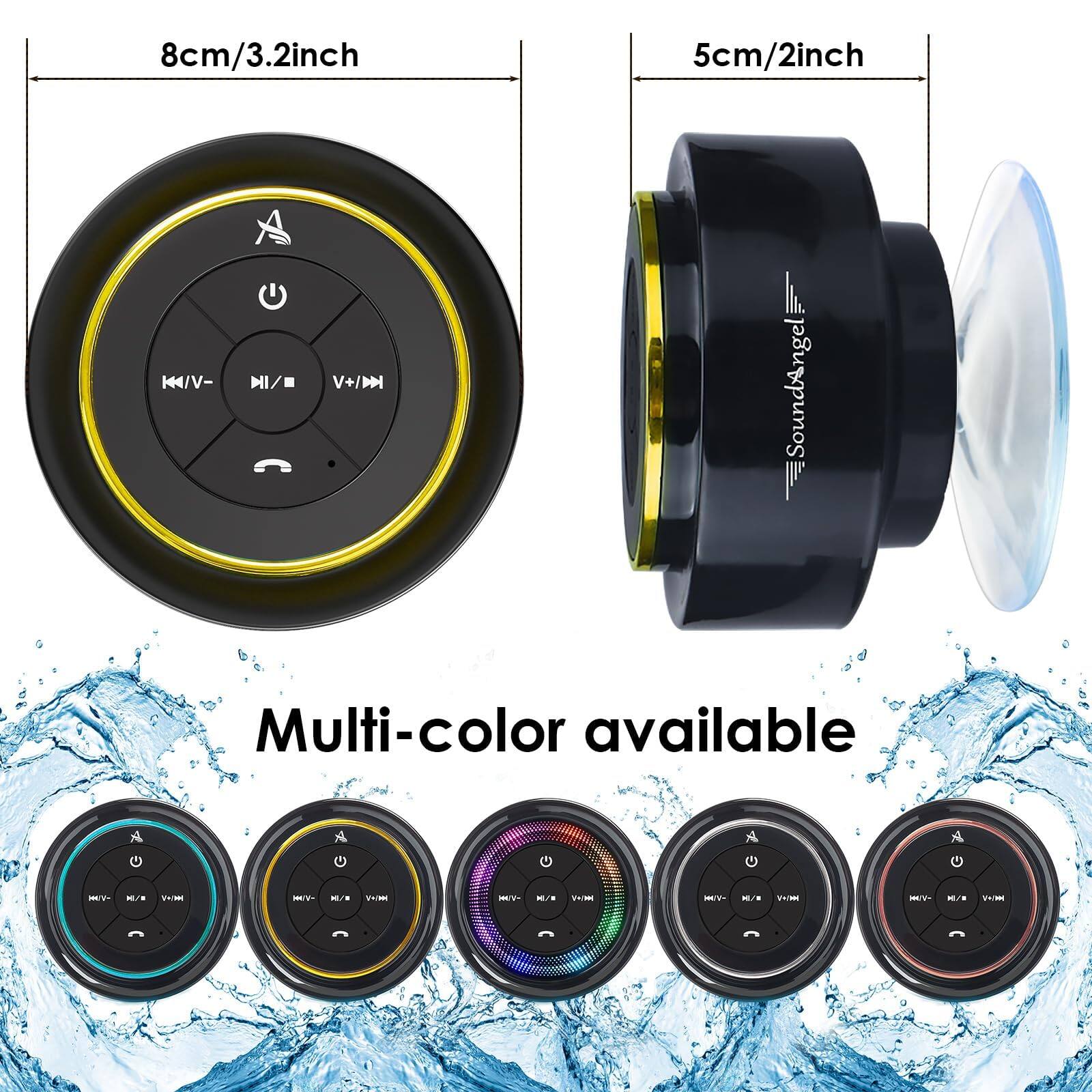 8cm/3.2inch  
5cm/2inch  

SoundAngel  

Multi-color available