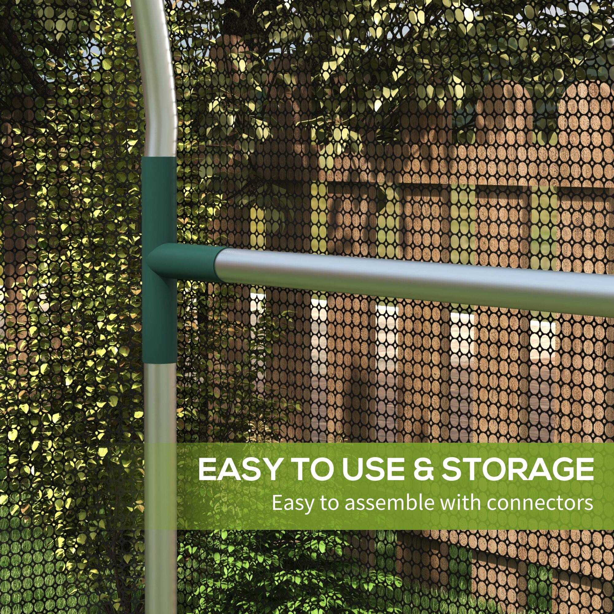 EASY TO USE & STORAGE  
Easy to assemble with connectors