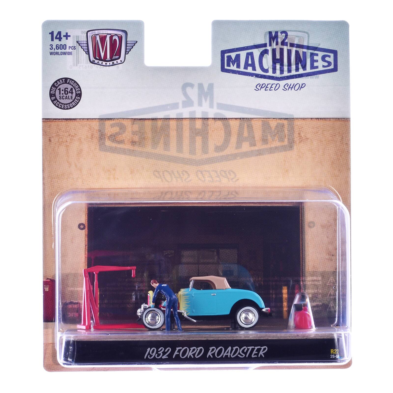 14+ M2 3,600 WORLDWIDE PCS M 01675 MACHINES MACHINES CAST FIGURES SPEED SHOP DIE 1:64 M2 & SCALE INNERSOTTER MACHINES SHOP SPEED JOHS 077.15

1932 FORD ROADSTER

R22 26-0