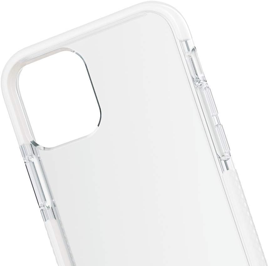 Angle. BodyGuardz - BodyGuardz Ace Pro, Impact Resistant Case Compatible with The iPhone 12/12 Pro (Clear/White) - Clear.