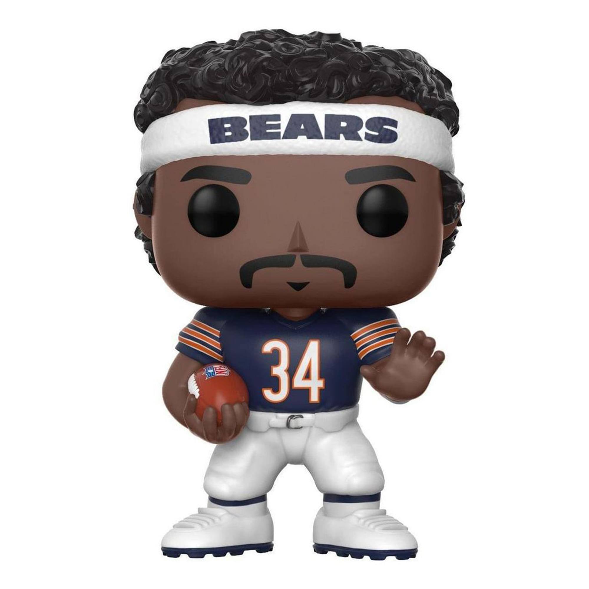 Alt View 10. Funko - Chicago Bears NFL POP Vinyl Figure: Walter Payton (Home) - Brown.