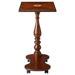 Starlight Canyon Home - Mobile Tray Table with Distressed Finish - Medium Brown