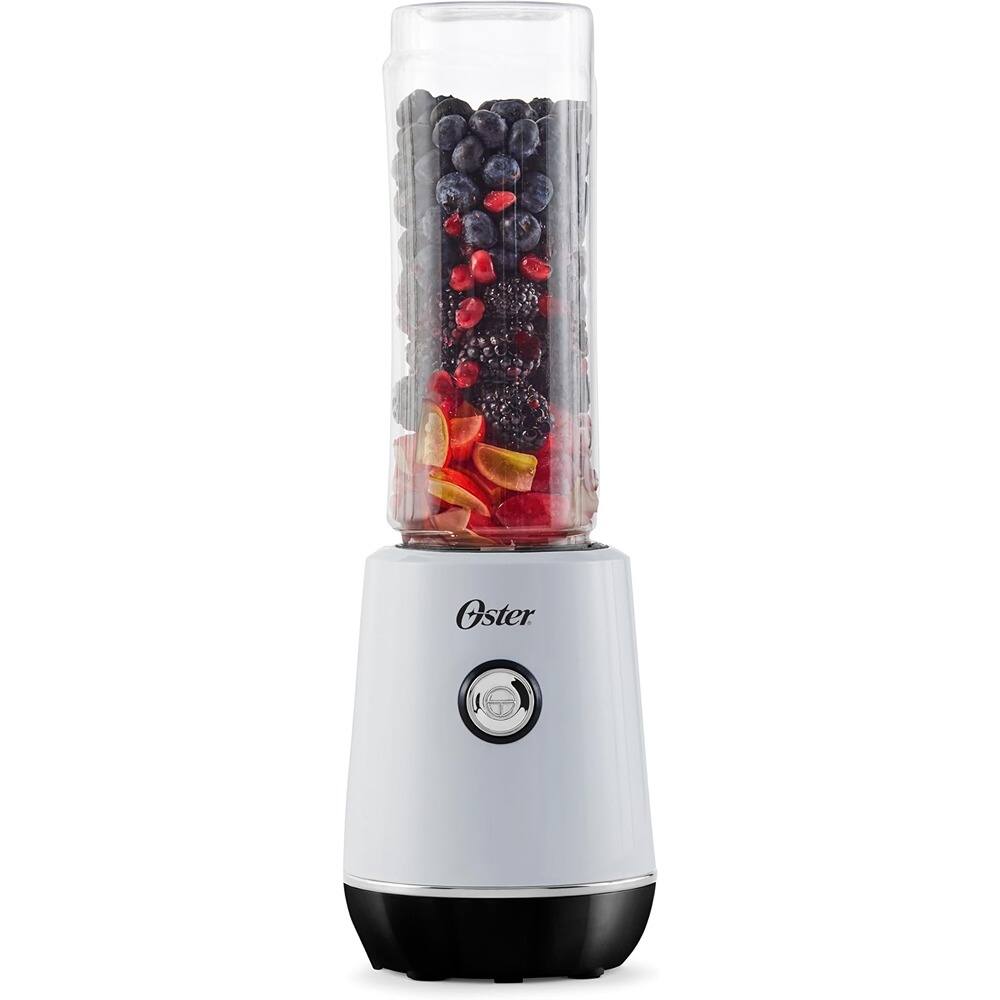 Front. Schertz - 20oz Personal Portable Blender – 500W Power, BPA-Free, Stainless Steel Blade, One-Touch Operation | Includes 3-Year Sati - white.