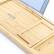 Alt View 6. MegaChef - MegaChef Expandable Bamboo Wood Bath Tray - Brown.