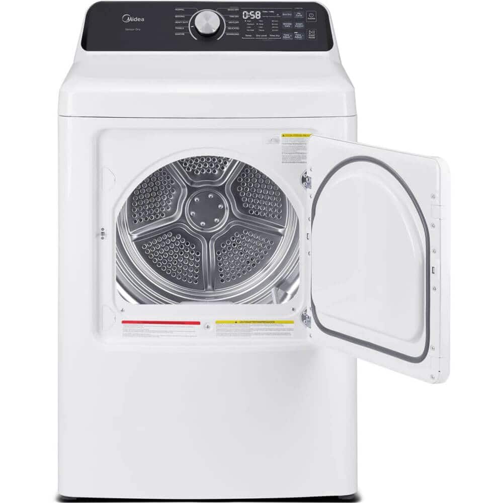 Midea 7 cu. ft. Smart Electric Tumble Dryer with Sensor Dry
