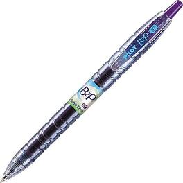 Pilot - B2P Gel Pen, Fine Point, 12/Pack - Purple Ink