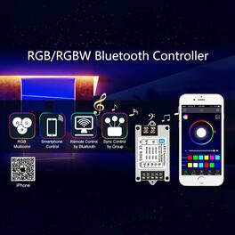ACJPR - Bluetooth RGB LED Controller – App Control, for 5050/3528 Strips