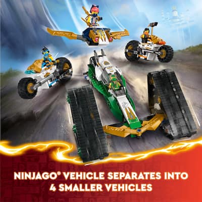 LEGO NINJAGO Ninja Team Combo Vehicle 4 in 1 Ninja Playset 71820 LEGO NINJAGO Ninja Team Combo Vehicle 4 in 1 Ninja Playset 71820