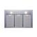 Left. Winflo - Winflo 30 inch Convertible 500 CFM Stainless Steel Wall Mount Range Hood - Stainless Steel.