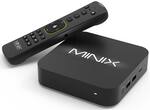 MINIX - U8K-Ultra 8K Android Media Player with AI Picture Quality Enhancer & AI Resolution Upscaling 8GB RAM 128GB eMMC - Black