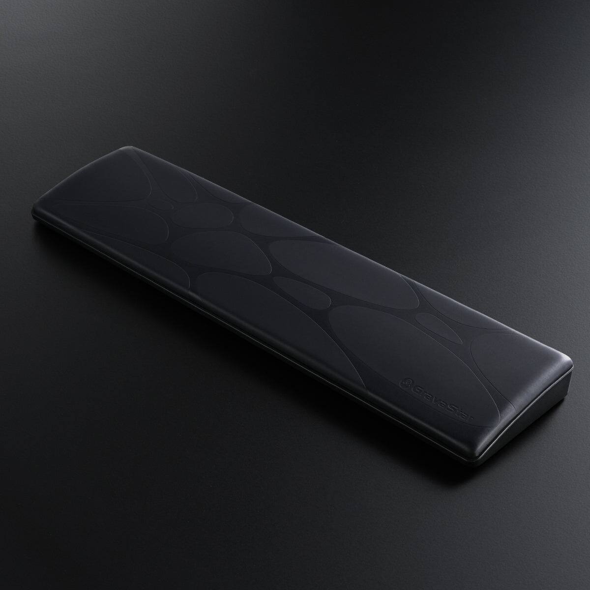 Angle. GravaStar - GravaStar 60% Keyboard Wrist Rest Pad Black - Black.