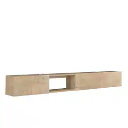Atelier Mobili - Floating TV Stand - Wall Mounted TV Stand for 75 Inch TV - Modern - Beige