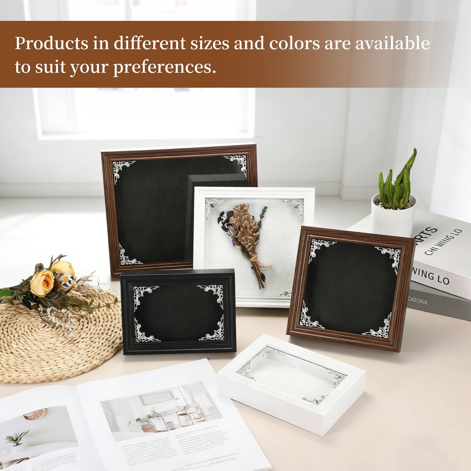 Products in different sizes and colors are available to suit your preferences.