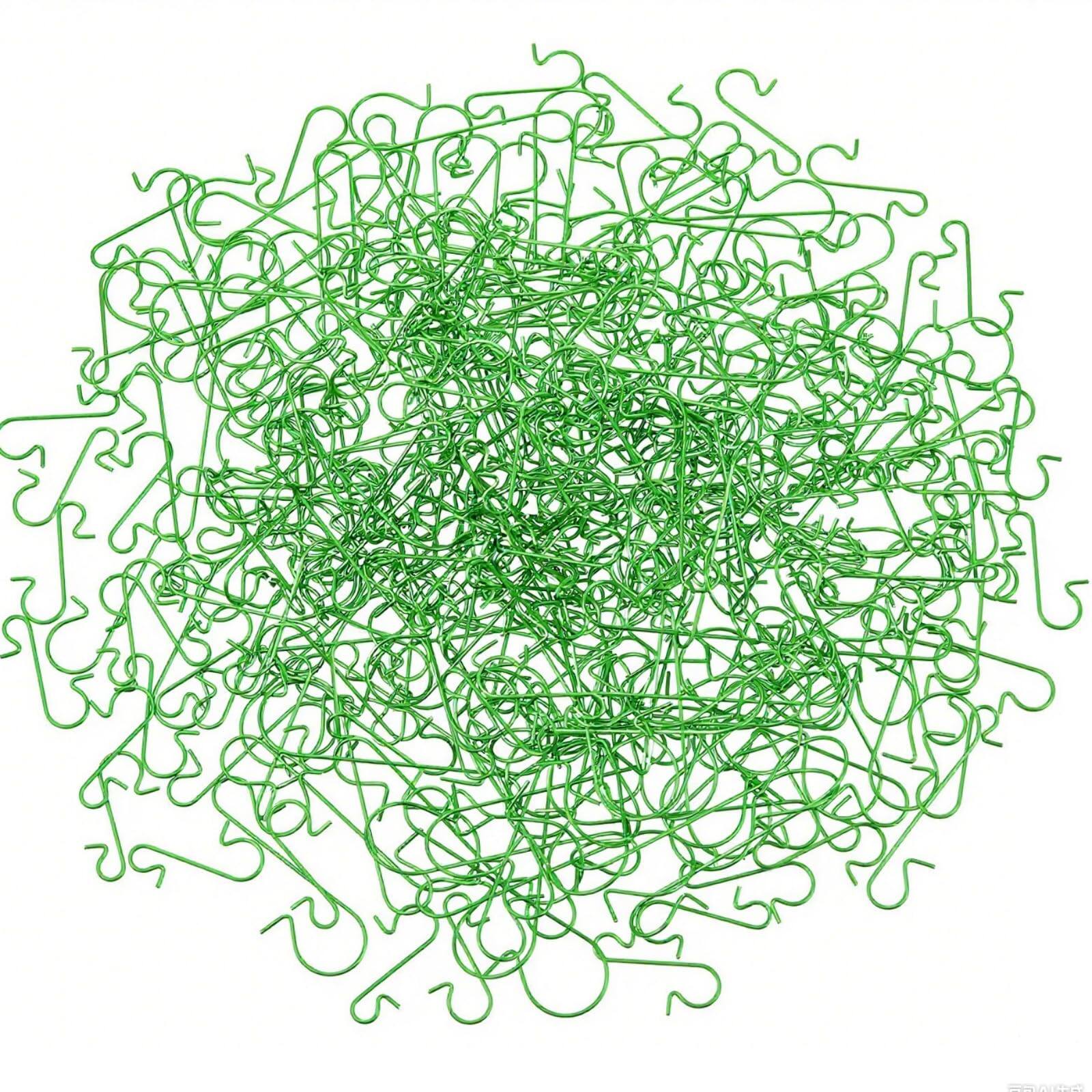 Alt View 7. Paradigms Interiors - Christmas Ornament Hooks For Tree Metal Wire Decorating Hanger S Shaped Xmas Decor With Storage Box Hanging... - Gold.