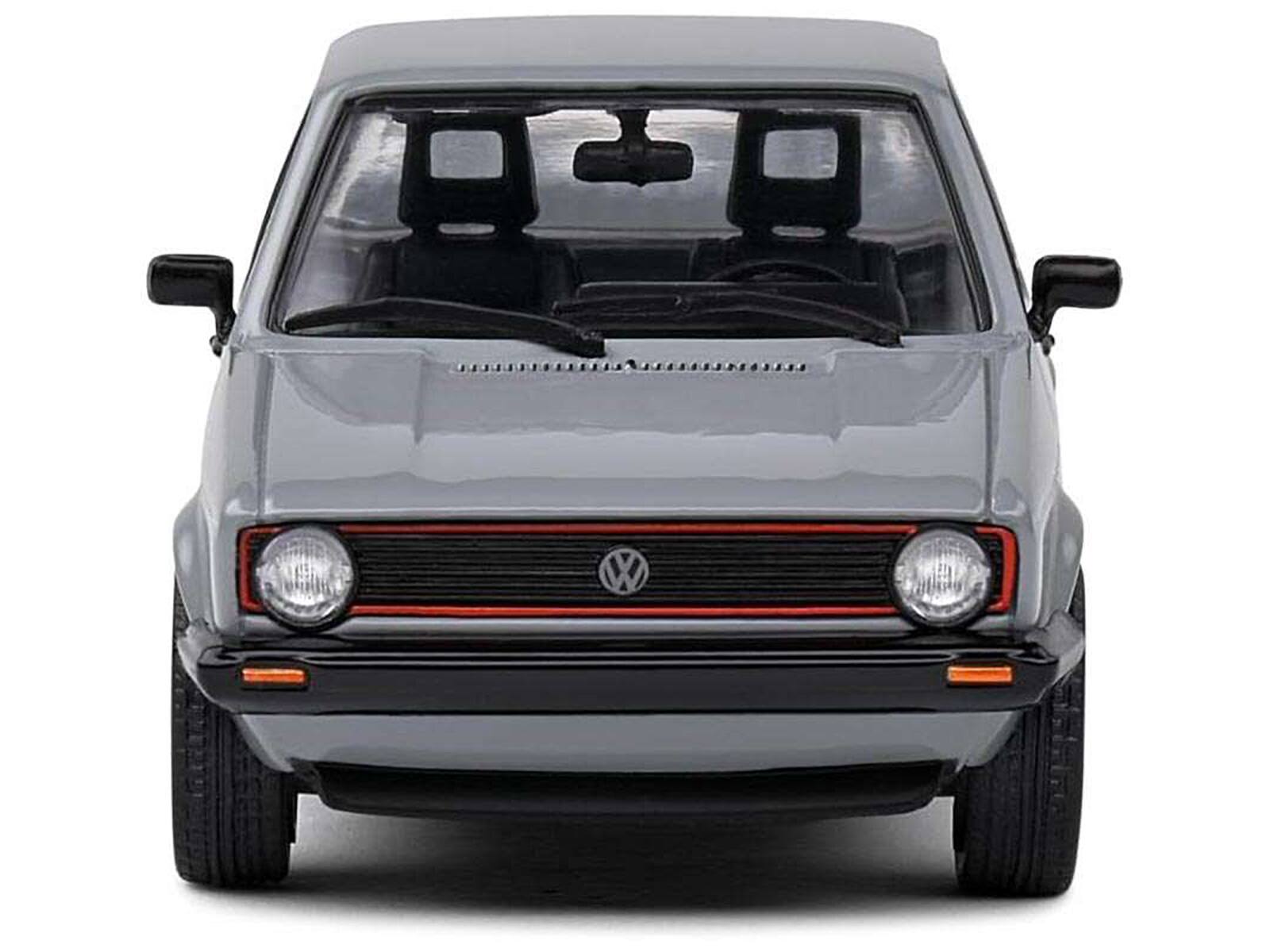 Back. Solido - 1982 Volkswagen Caddy MKI Pickup Truck Nardo Gray 1/43 Diecast Model Car by Solido - Gray.