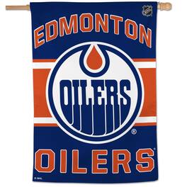 WinCraft - Edmonton Oilers 28" x 40" Primary Logo Single-Sided Vertical Banner - Multicolor