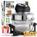 A ROER e E K GRANITESTONE.
AIR FRYER & COUNTERTOP OVEN
GREAT FRIED TASTE
LOW HIGH ENERGY SPEED
1300 WATTS
16 QT. CAPACITY
LITTLE NO OIL
LESS FAT GREASE ESTERO