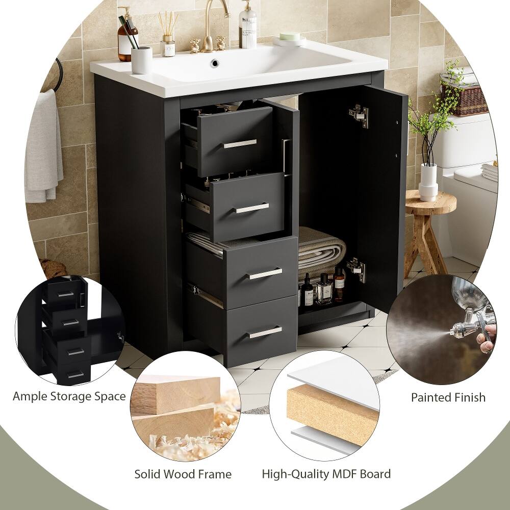 Ample Storage Space  
Painted Finish  
Solid Wood Frame  
High-Quality MDF Board