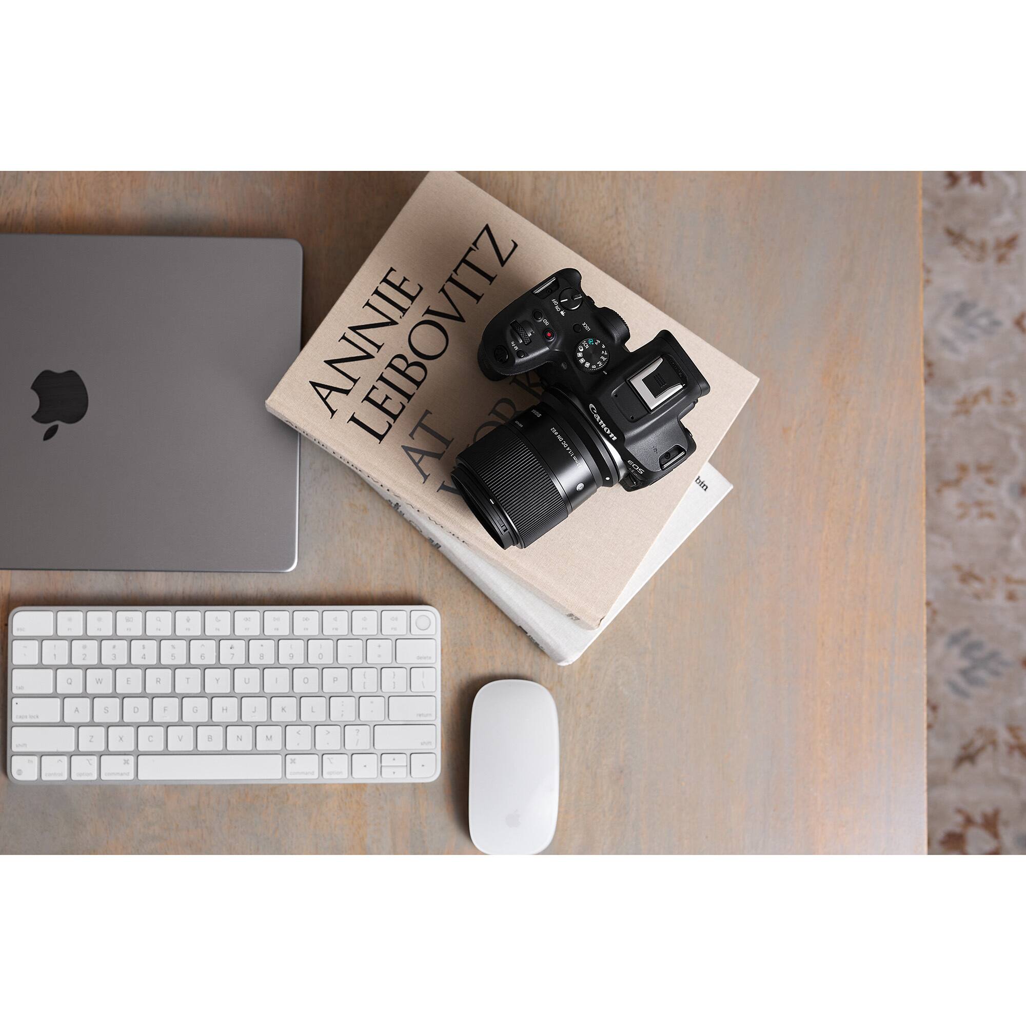 The text on the image reads "Annie Leibovitz at Work."