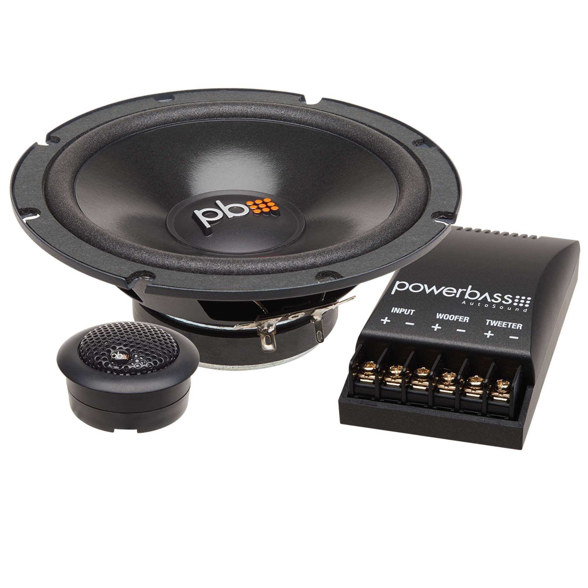 pb powerbAss  
INPUT + WOOFER - TWEETER + -