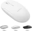 Front. Macally - Macally Wireless Bluetooth Mouse for Mac, MacBook Pro/Air, iPad, and PC - White - White.
